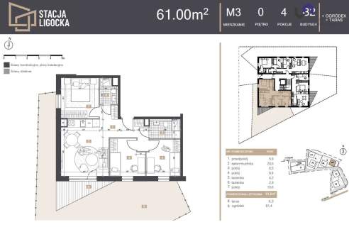 NOWE MIESZKANIA. 4 POKOJE OGÓRDEK 81,40m2