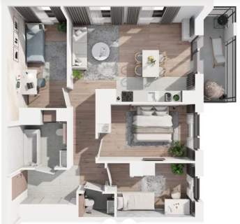 Nowe Jeżyce 4 pokoje duży balkon od południa