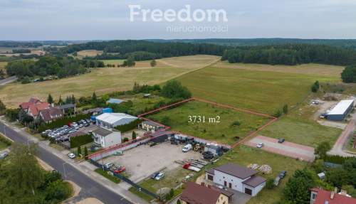 Duża działka pod budowę 3731 m