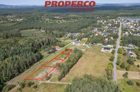 Działka 1000m2, las, zalew - Borków gm.Daleszyce