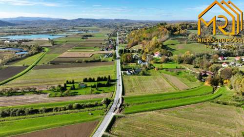 Widokowa działka rolna z panoramą na Dunajec