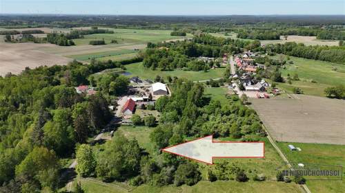 Działka budowlana na wsi ok. 50 km od morza i Miel