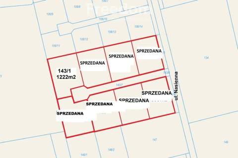 Działka w Nowym Dworze Gdańskim przy ul. Nasiennej