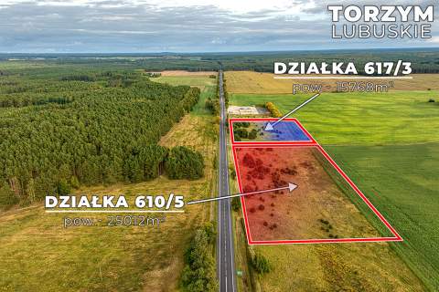 Na sprzedaż 2 działki z potencjałem inwestycyjnym