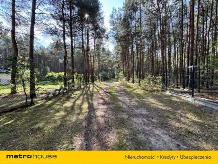 Leśna działka budowlana 841,3 m2 15 km do Łodzi