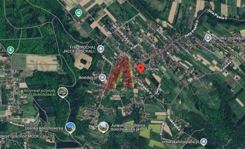 Zelków pod dom wolnostojący