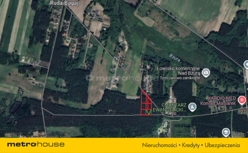 Działka leśna na sprzedaż, 3308,7 m2, Ruda-Bugaj