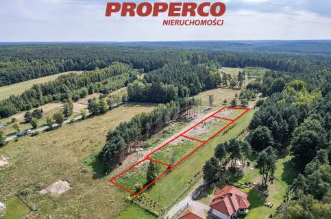 Działka 1000m2, las, zalew - Borków gm.Daleszyce