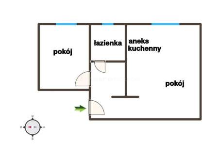 2 pokoje parter zamykany teren miejsce postojowe