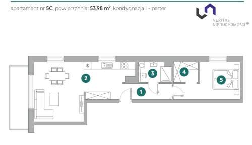 Mieszkanie na sprzedaż, 53,22 m2, Bielsko-Biała