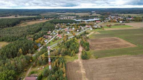 Działka inwestycyjna przy drodze DK-21.
