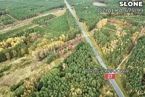 Na sprzedaż działka przy drodze nr 27 z MPZG 