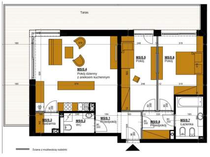 Apartament 76,50 m2