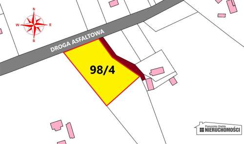 Działka blisko jeziora Komorze   4900 m2. Sikory.