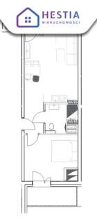 Apartament, dwa balkony, 450 do morza 