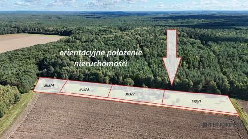 Dargikowo - działka pod lasem - 45 km od morza - n
