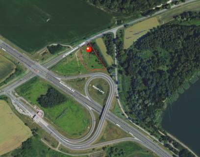 Działka inwestycyjna 0,59 ha przy A4   węzeł Łany