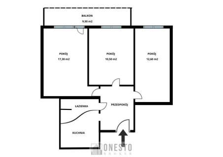 3 pokojowe mieszkanie 53m2 Lokal Wynajem Czuby, Lublin