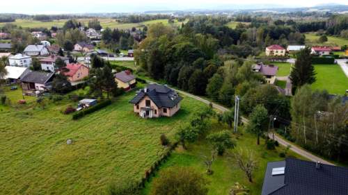 REZERWACJA NOWOCZESNY DOM DO WYKOŃCZENIA, ŚWIERCHOWA, GM. OSIEK...