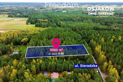 Działka budowlana w lesie 3300 m