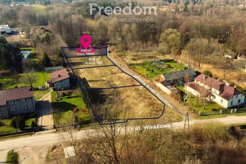 Działka budowlana z warunkami zabudowy 1106 m 