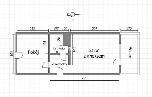 Stylowe mieszkanie 2-pokojowe blisko centrum 