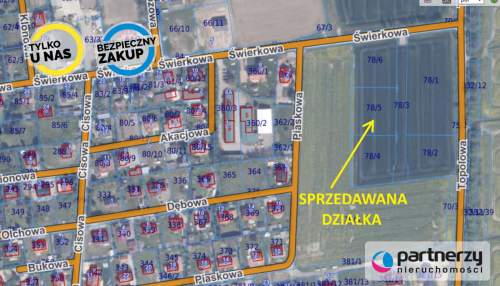 Ustawna działka 15 min. autem od centrum Gdańska 