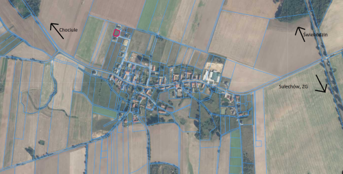 Działka Rudgerzowice, wz, woda, kanalizacja, prąd, 832 m2