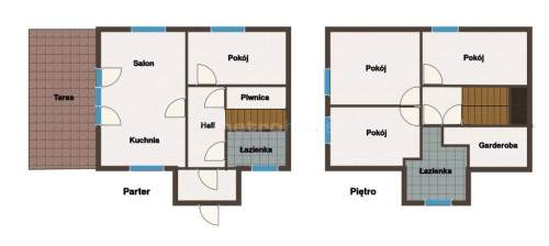 Przytulny dom na kolonii wsi niedaleko jeziora