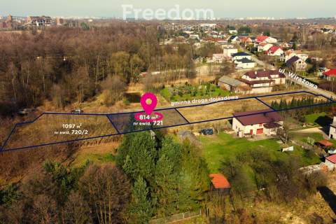 Działka budowlana z warunkami zabudowy 814 m 