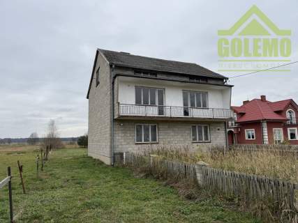 Dom 170 m w stanie surowym   Wiercica gm. Janów