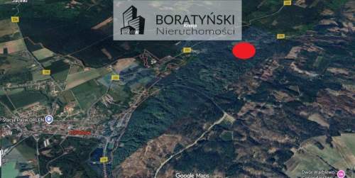 Działka z linią brzegową rzeki Grabowa