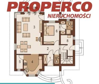 Dom 5 pok. 195,85m2, Rykoszyn, gm. Piekoszów