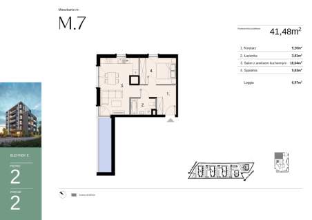 Nowe mieszkanie 41,48 m2