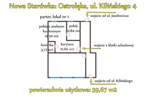 Nowa Starówka mieszkanie na parterze