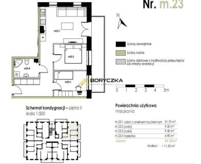 Nowe mieszkanie 55,5 m2 w centrum Żabna