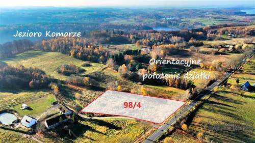 Działka blisko jeziora Komorze   4900 m2. Sikory.