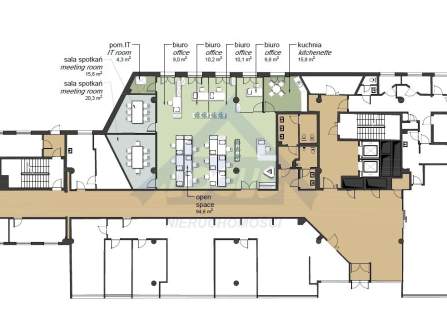 Biuro do wynajęcia Żoliborz 200 m2