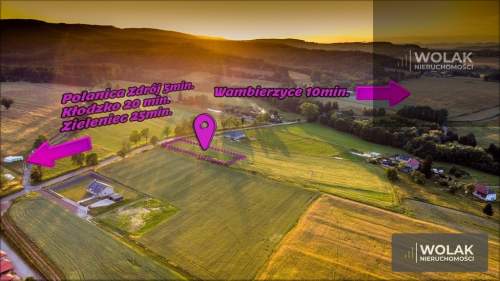 Działka 3609m2, Wolany,k. Polanicy-Zdrój