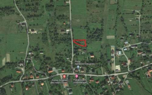 Działka budowlana 11a, widokowa, przy drodze asfaltowej