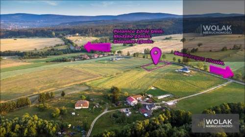 Działka 3609m2, Wolany,k. Polanicy-Zdrój