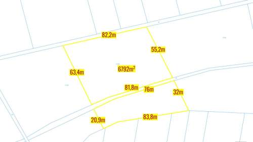 Działka rolna Sieraków Śląski 6792m2