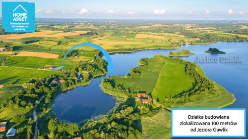 Działka z WZ na dom z dostępem do jeziora 