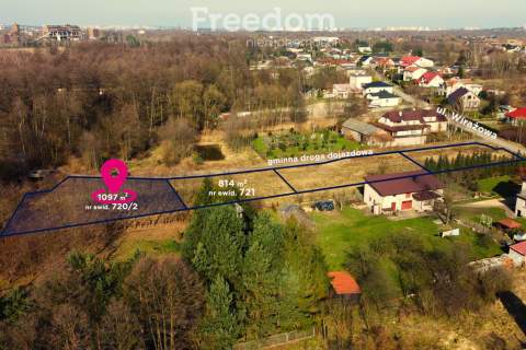 Działka budowlana z warunkami zabudowy 1106 m 