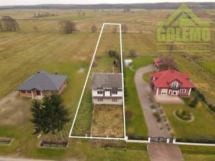 Dom 170 m w stanie surowym   Wiercica gm. Janów