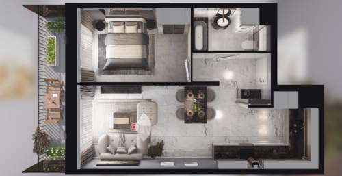 Nowe mieszkanie CENTRUM 43,42 m2