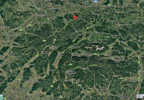 Działka budowlana 11a, widokowa, przy drodze asfaltowej