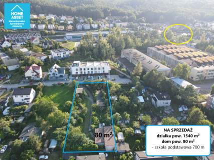 Dom z dużą działką Rumia - 1540m blisko SKM