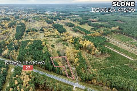 Na sprzedaż działka przy drodze nr 27 z MPZG 