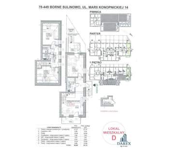 Mieszkanie na sprzedaż, 91,72 m2, Borne Sulinowo